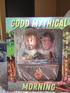 Rhett & Link Bobblehead Set - Green/Brown